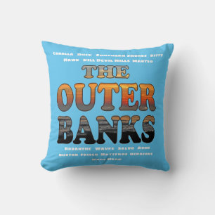 Cojín Decorativo Bancos Exteriores Sunrise Textos Y Towns OBX