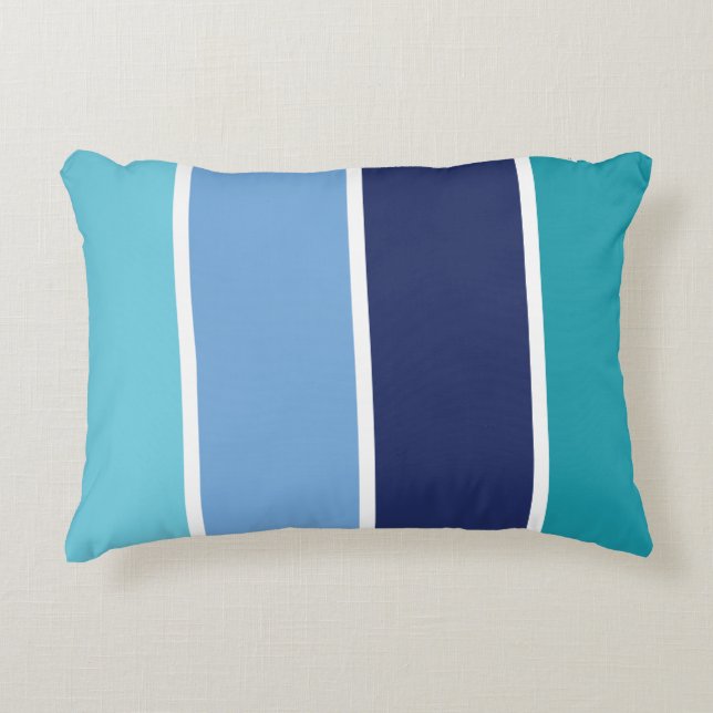 Cojín Decorativo Banda azul (Anverso)