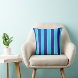 Cojín Decorativo Bandas azules