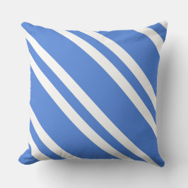 Cojín Decorativo Bandas blancas y azules de Francia