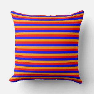 Cojín Decorativo bandas de la bandera de armenia patrón del país sí