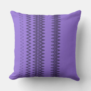 Cojín Decorativo Bandas de lavanda retro