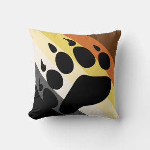 Cojín Decorativo Bandas de Orgullo de Oso