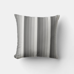 Cojín Decorativo Bandas de sombra gris