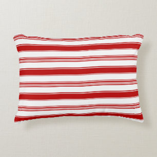 Cojín Decorativo Bandas horizontales rojas