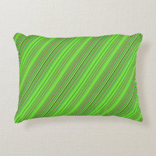 Cojín Decorativo Bandas multicolores Lime