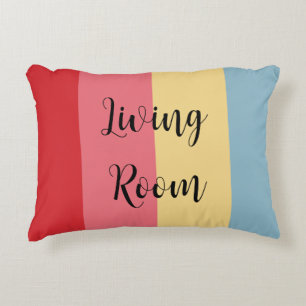 Cojín Decorativo Bandas verticales de colores de candados