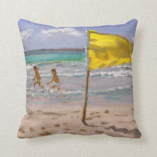 Cojín Decorativo Bandera amarilla Barbados 2010