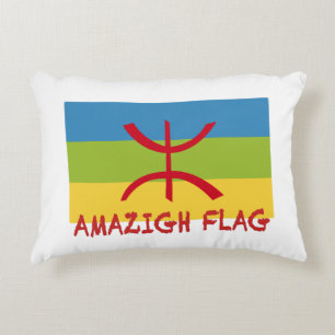Cojín Decorativo Bandera amazigh - bandera bereber-Drapeau Amazigh
