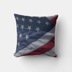 Cojín Decorativo Bandera americana.