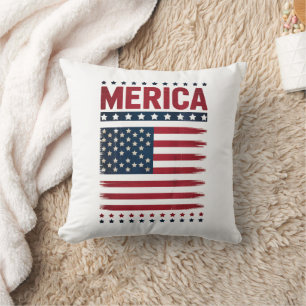 Cojín Decorativo Bandera Americana 4 de Julio Merica