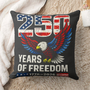 Cojín Decorativo bandera americana aniversario 250 EE. UU.
