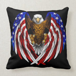 Cojín Decorativo Bandera americana Eagle