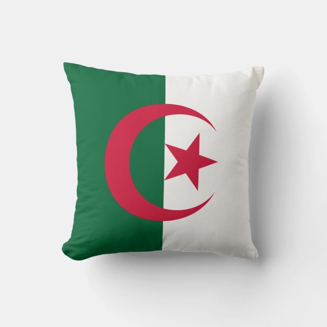 Cojín Decorativo Bandera argelina (Anverso)