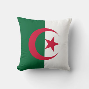 Cojín Decorativo Bandera Argelina Patriótica