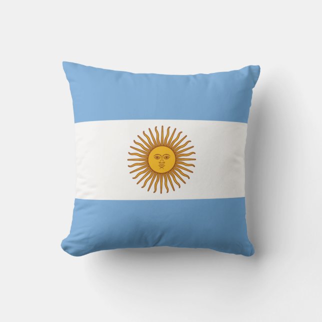 Cojín Decorativo Bandera argentina (Anverso)