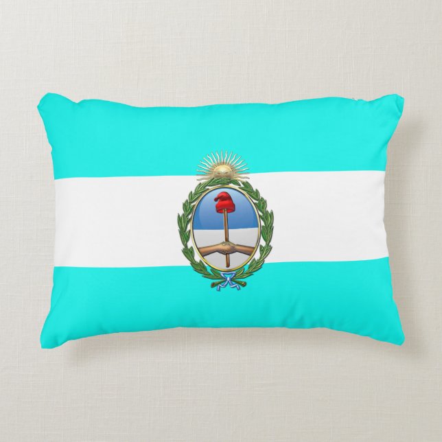 Cojín Decorativo Bandera argentina (Anverso)