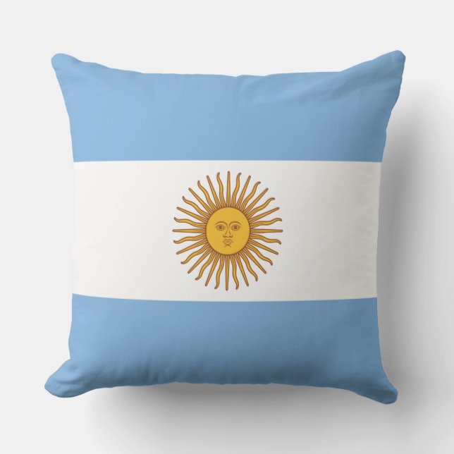 Cojín Decorativo Bandera argentina Bandera De Argentina (Anverso)