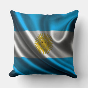 Cojín Decorativo Bandera Argentina Trow Pillow