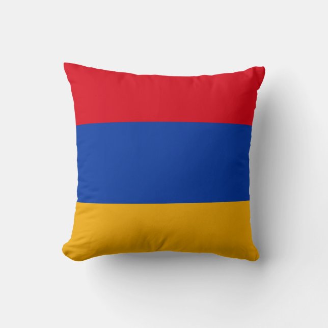 Cojín Decorativo Bandera armenia (Anverso)