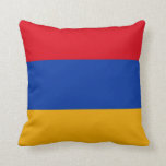 Cojín Decorativo Bandera armenia<br><div class="desc">Productos de bandera mundial de Personalizable - Por favor,  no dude en agregar su propio texto.</div>