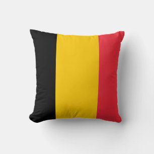 Cojín Decorativo Bandera Belga Americana MoJo Pillow
