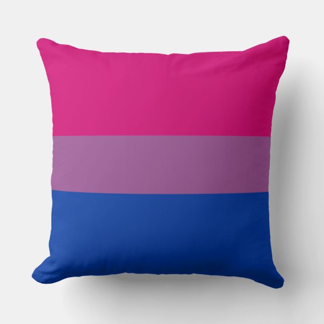 Cojín Decorativo Bandera bisexual (Anverso)