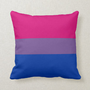 COJÍN DECORATIVO BANDERA BISEXUAL DEL ORGULLO
