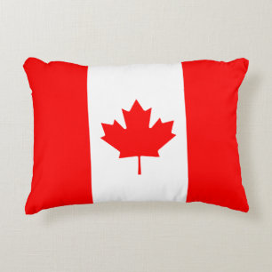 Cojín Decorativo Bandera canadiense de la hoja de arce de Canadá