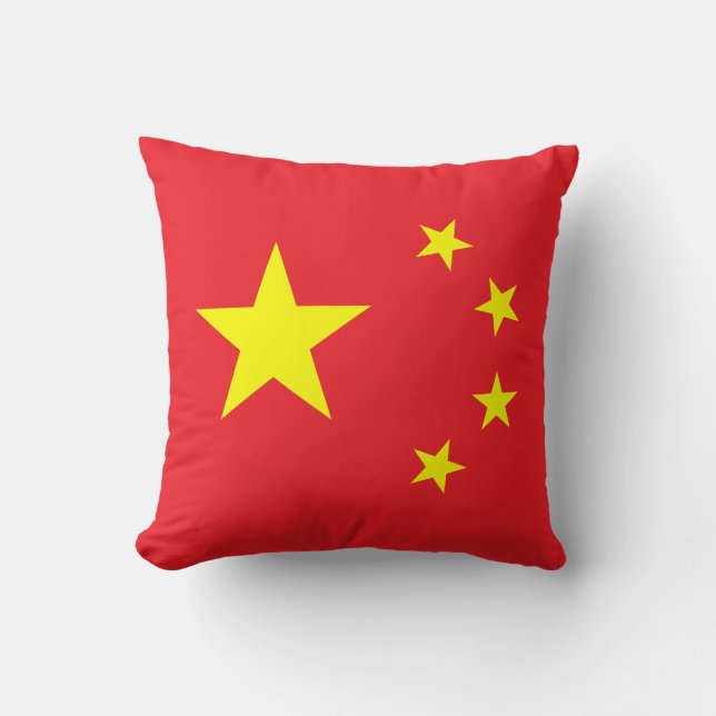 Cojín Decorativo Bandera china (Anverso)