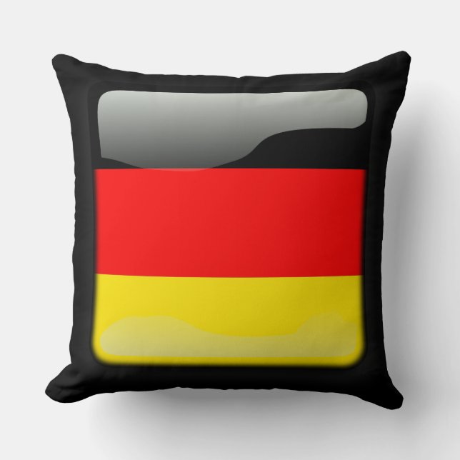Cojín Decorativo Bandera de Alemania (Anverso)