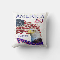 Bandera de América 250 Años de Libertad con Águila