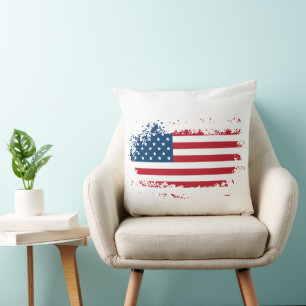 Cojín Decorativo bandera de America usa