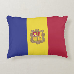 Cojín Decorativo Bandera de Andorra