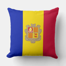 Cojín Decorativo Bandera de Andorra