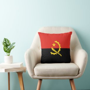 Cojín Decorativo Bandera de Angola