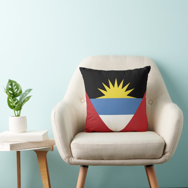 Cojín Decorativo Bandera de Antigua y Barbuda (Silla)