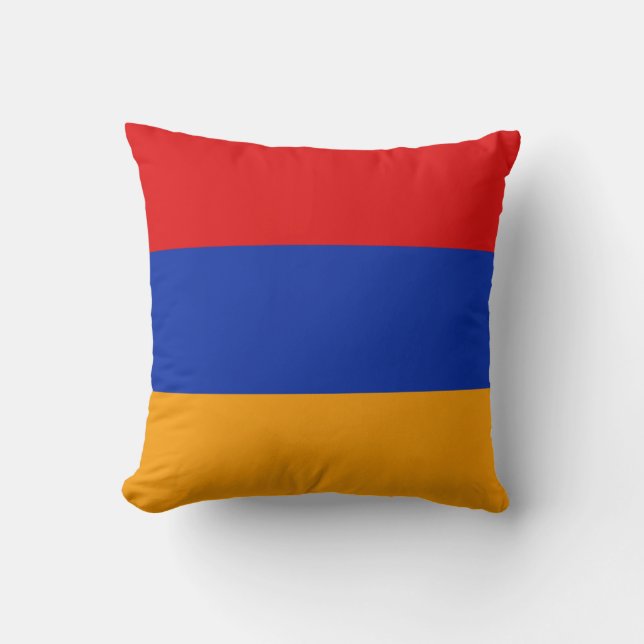 Cojín Decorativo Bandera de Armenia x Pilar (Anverso)