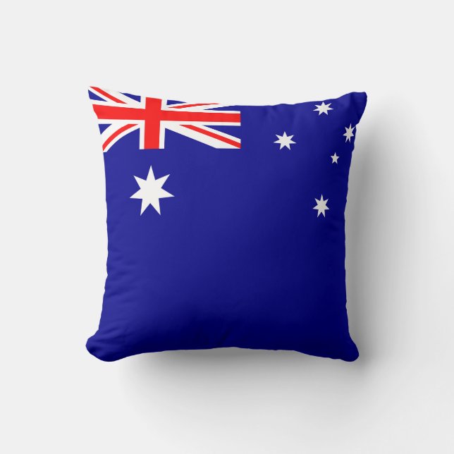 Cojín Decorativo Bandera de Australia (Anverso)