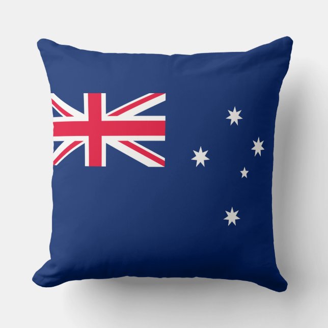 Cojín Decorativo Bandera de Australia (Anverso)