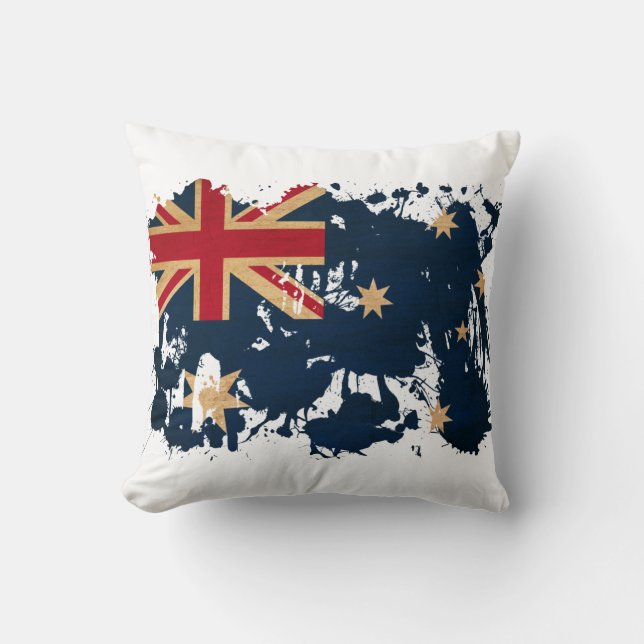 Cojín Decorativo Bandera de Australia (Anverso)