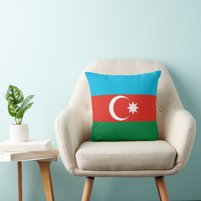 Cojín Decorativo Bandera de Azerbaiyán (Silla)