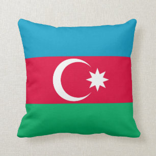 Cojín Decorativo Bandera de Azerbaiyán Patriótica