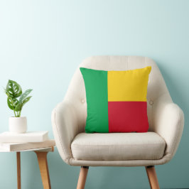 Cojín Decorativo Bandera de Benín