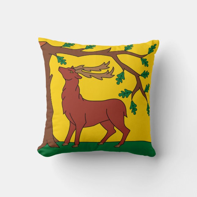 Cojín Decorativo Bandera de Berkshire (Reino Unido) (Anverso)