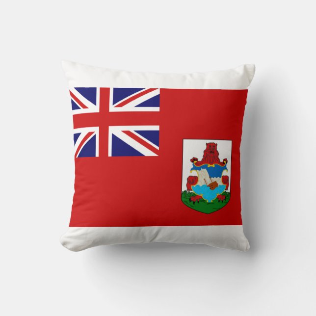 Cojín Decorativo Bandera de Bermudas (Anverso)