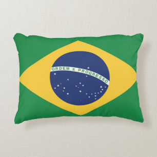 Cojín Decorativo Bandera de Brasil