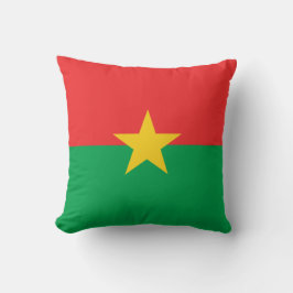 Cojín Decorativo Bandera de Burkina Faso