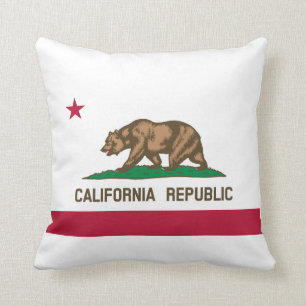 Cojín Decorativo Bandera de California