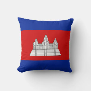 Cojín Decorativo Bandera de Camboya x Pillow